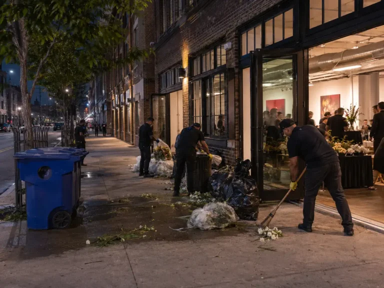 Bridgeport 35th Street event venue exterior cleanup