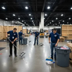 trade show cleanup